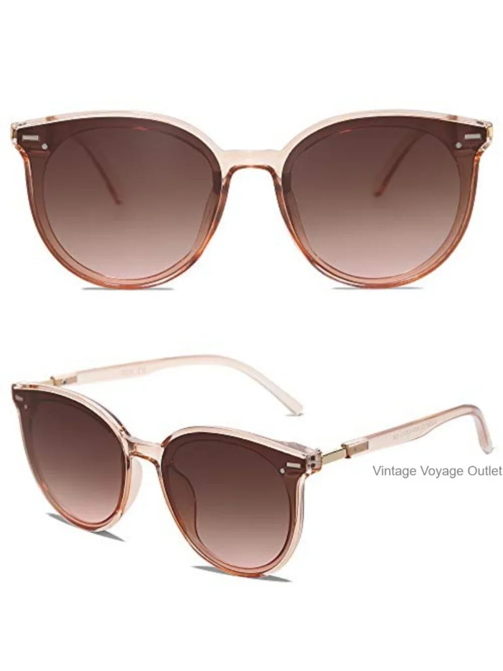 Retro Round Sunglasses UV400 Protection Trendy Shades